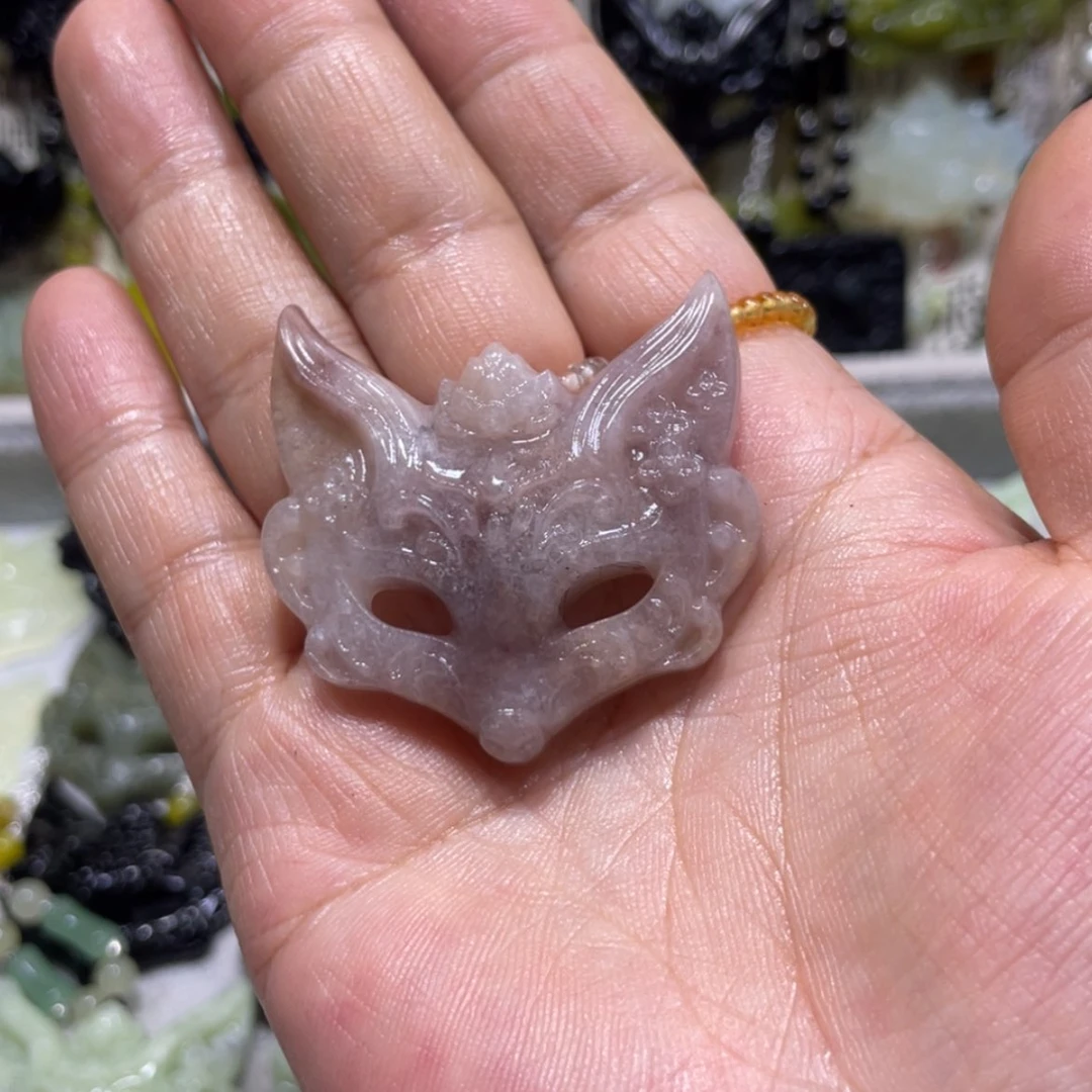 【闪购商品】岫玉颈饰未镶嵌紫****沐39吊坠