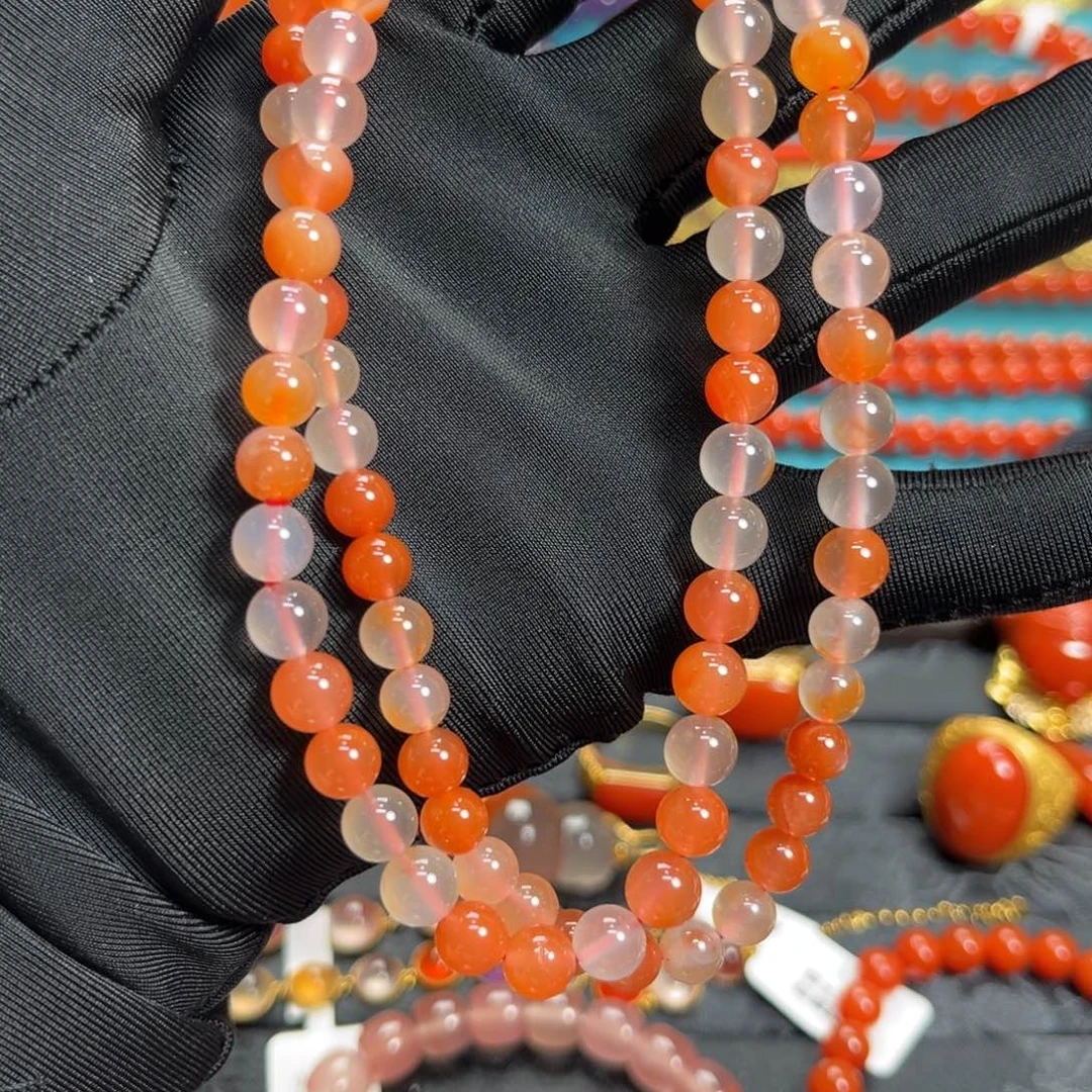 南红玛瑙未镶嵌手串