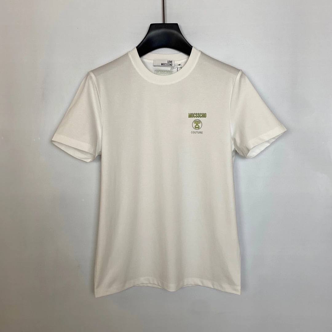 MOCSSCNO/曼斯凯奴  休闲时尚经典白色圆领T恤 MS2521YT010