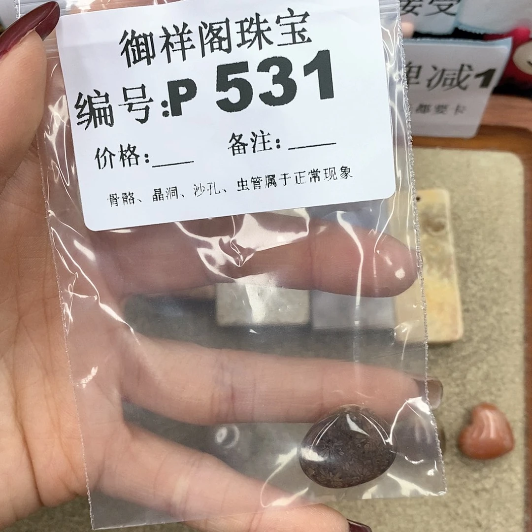 硅化珊瑚（珊瑚玉）P未镶嵌鹅**e