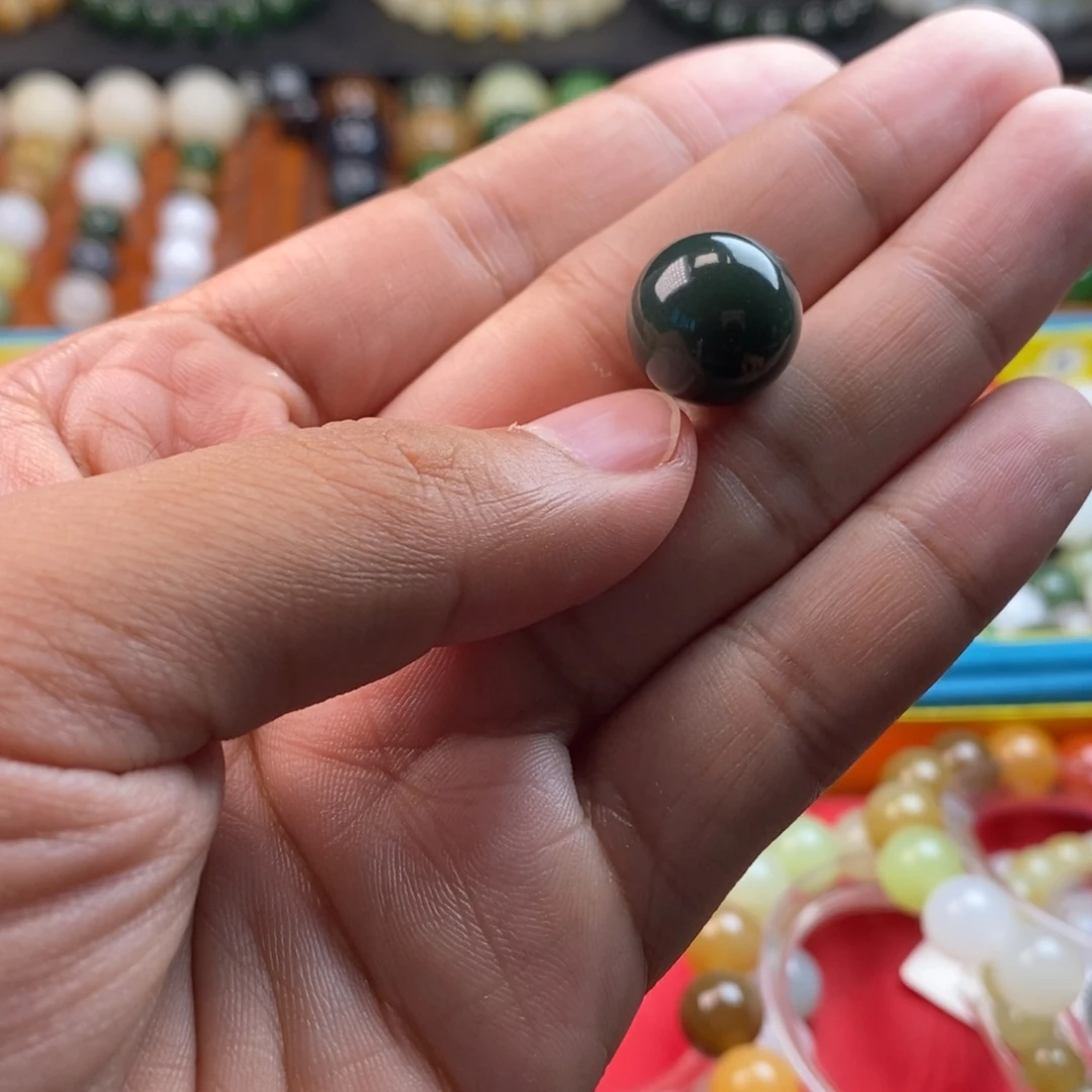 未镶嵌和田玉珠宝奇石卡14黑羊脂y
