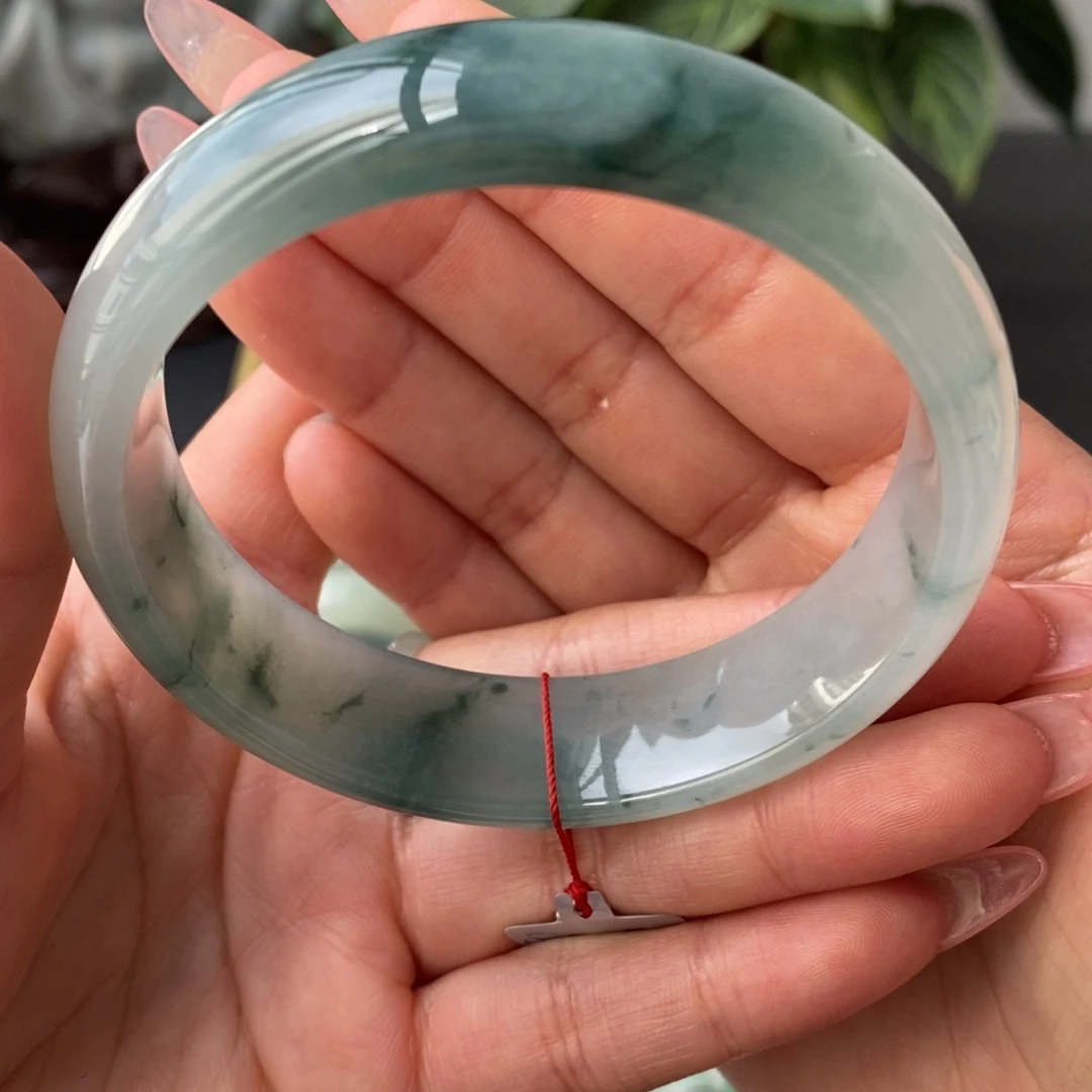 翡翠未镶嵌手镯天然