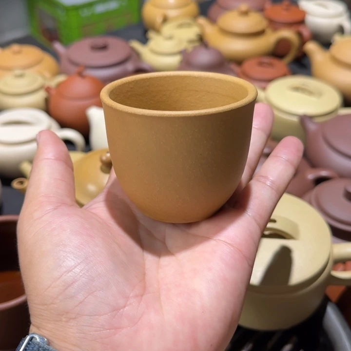 茶壶紫砂黄金段主人杯110cc