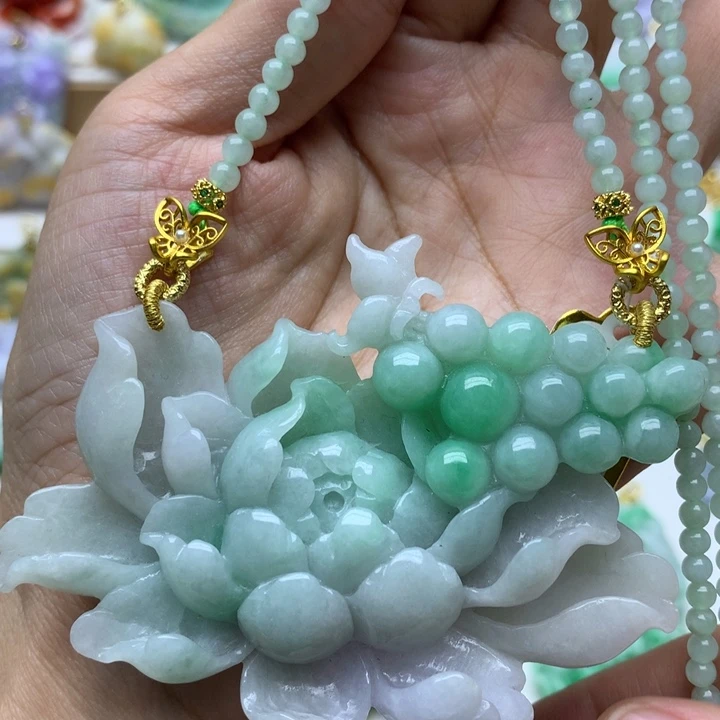 颈饰未镶嵌翡翠翡翠