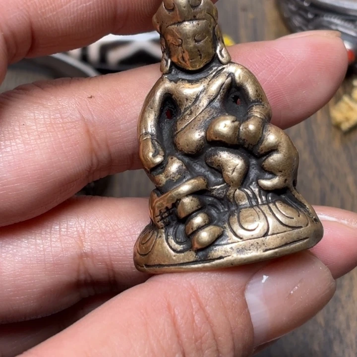 玻璃颈饰藏传喜马拉雅