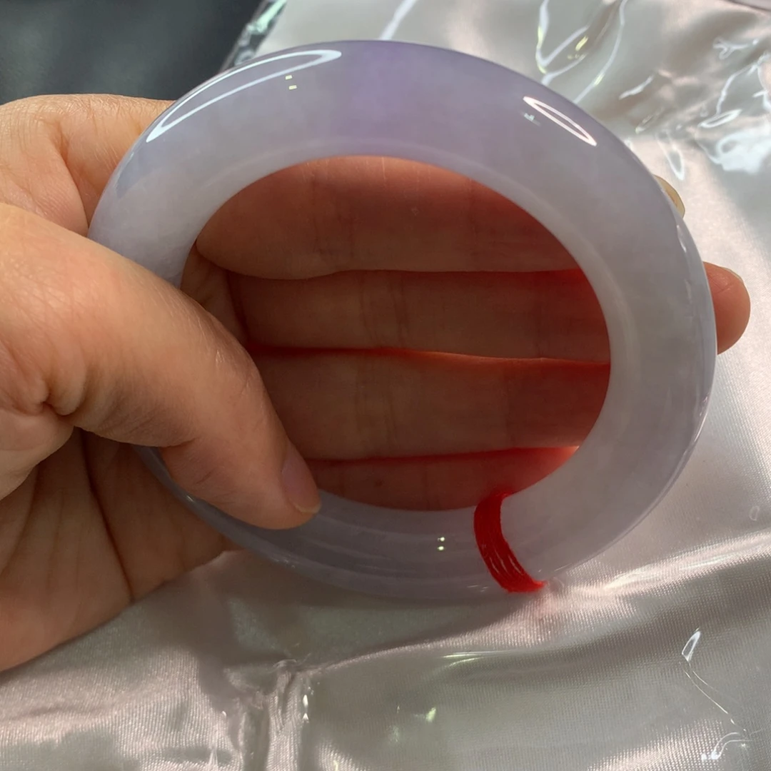 ****糖翡翠未镶嵌手镯翡翠手镯57.5