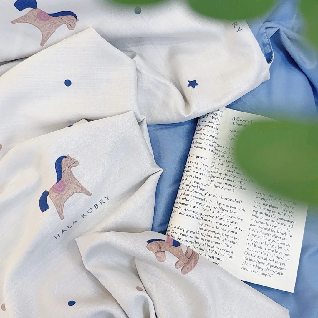 夏季 单（双）人被套 超柔软 凉感 莱赛尔被套 透气凉爽（涵）