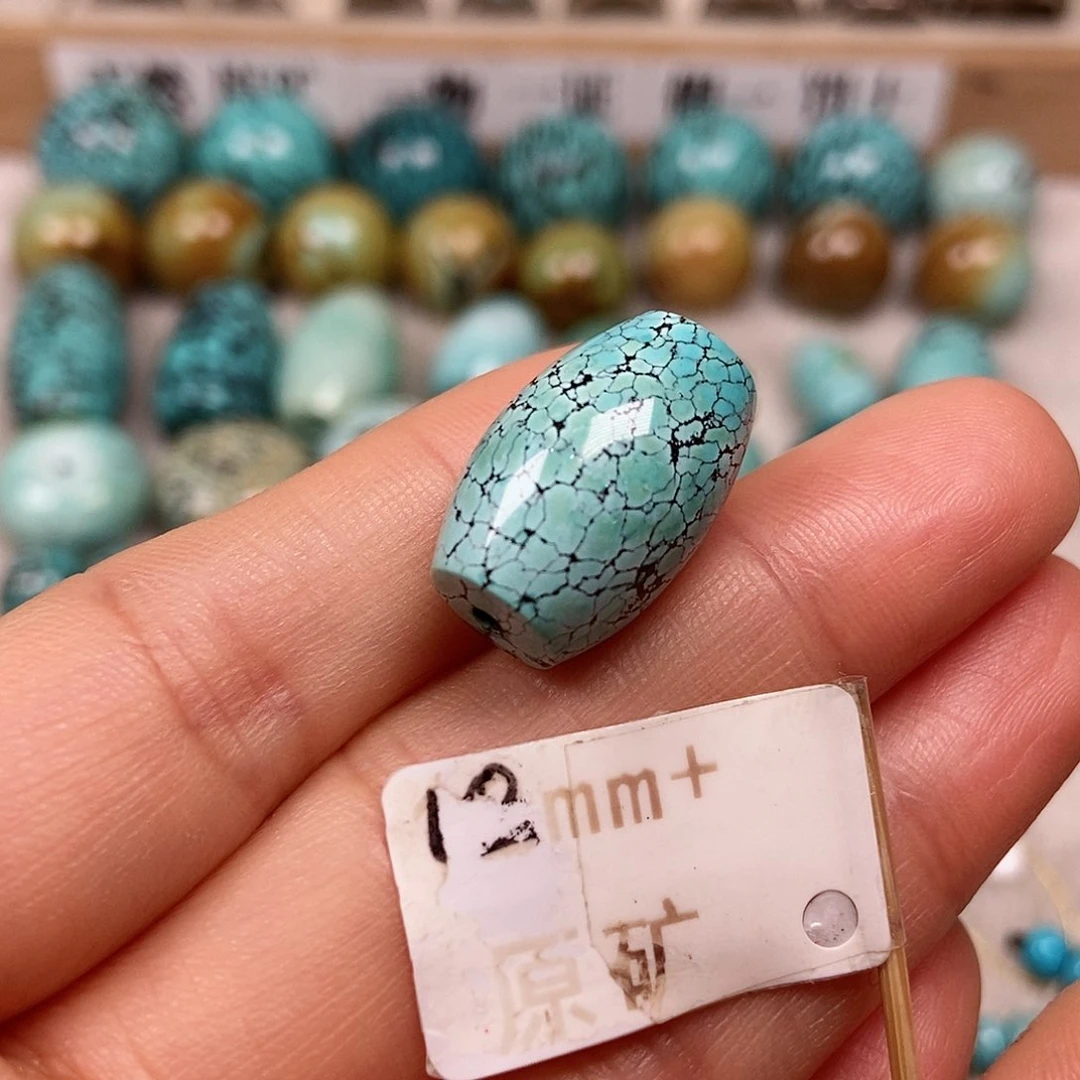 未镶嵌绿松石珠宝半成品