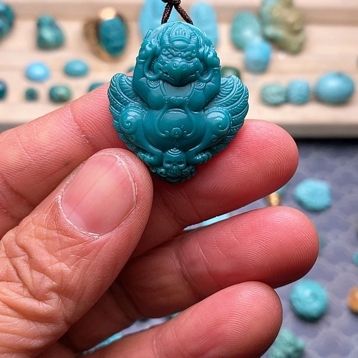 绿松石珠宝奇石未镶嵌