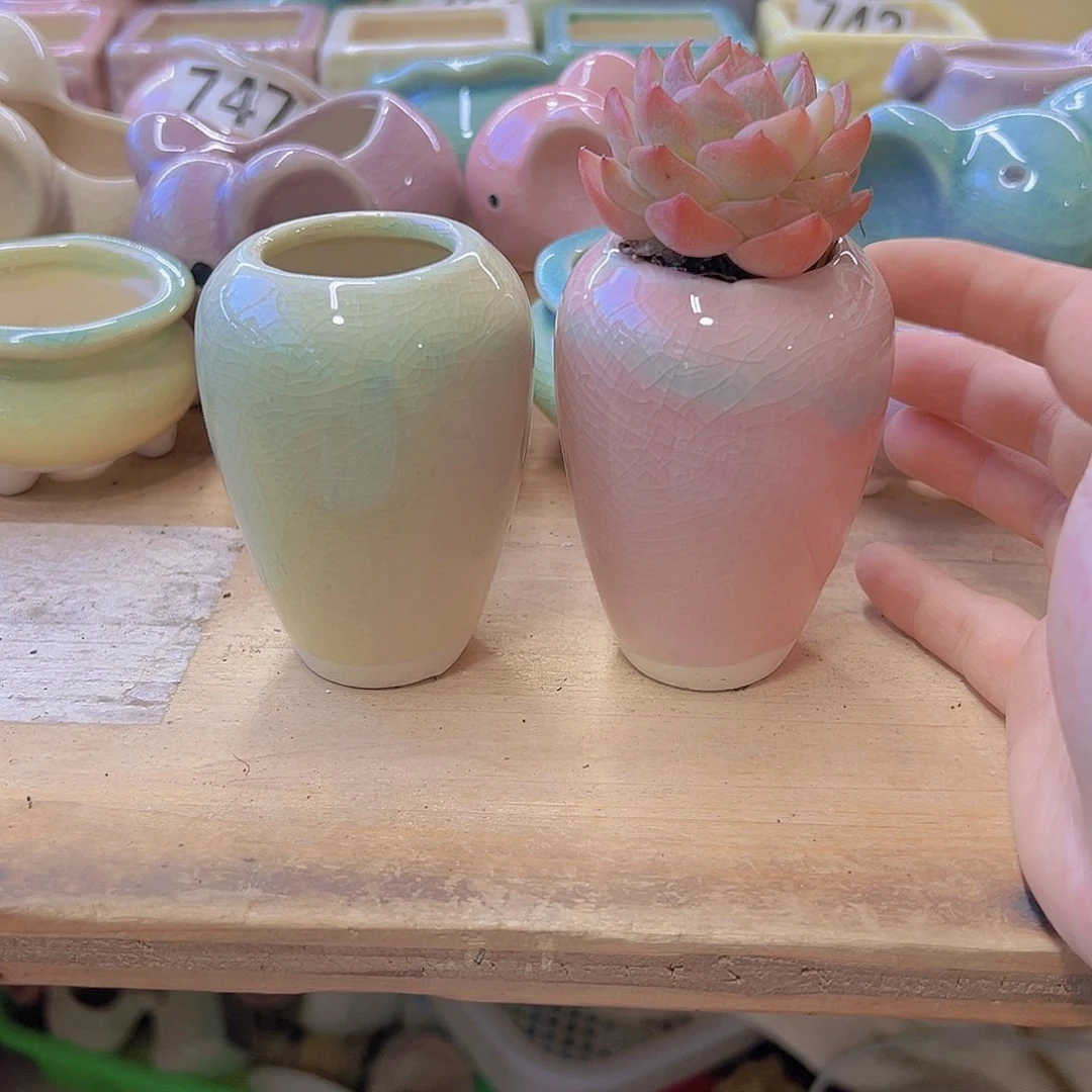 陶瓷花盆单场满12包邮