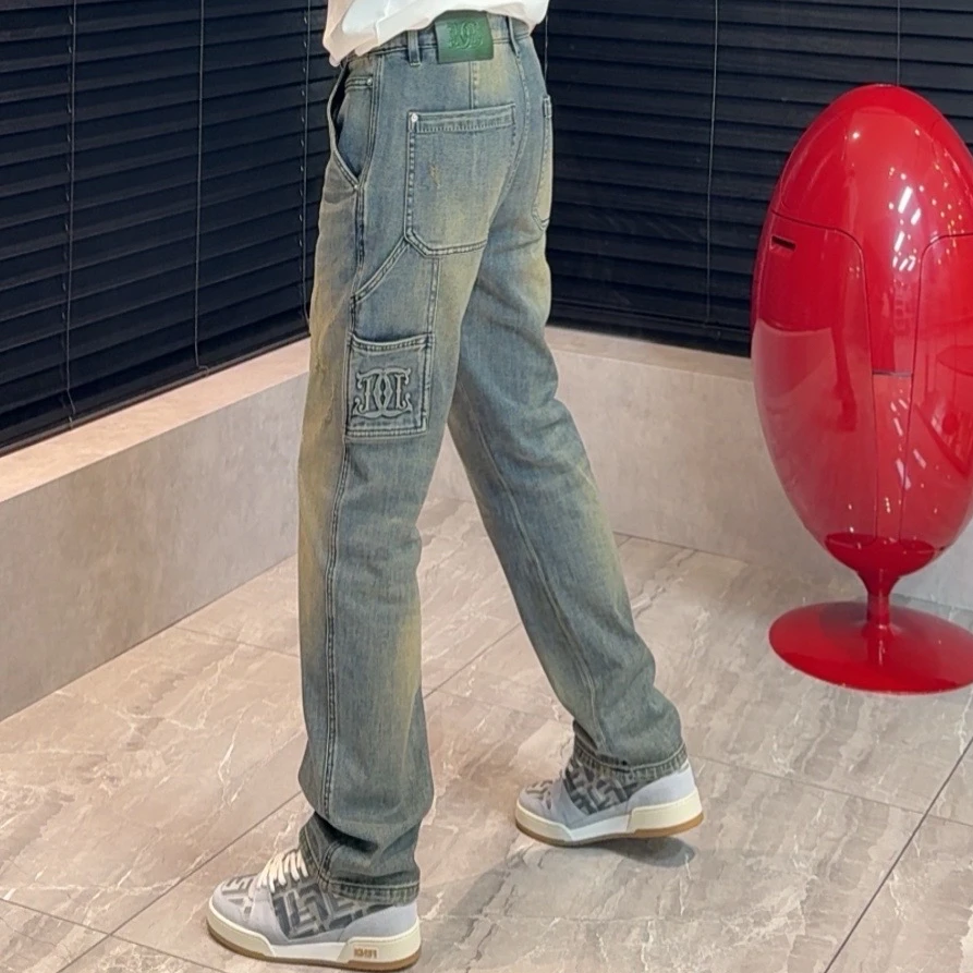 【特价】男士微宽松直筒牛仔裤655早春男士微宽松直筒弹力软牛仔裤