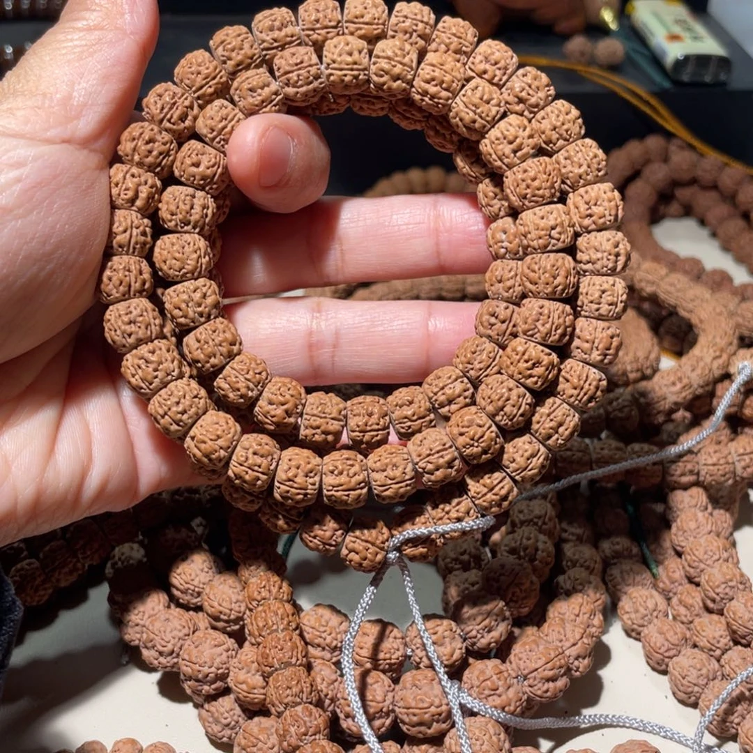 晴***光手串金刚菩提赛盘龙108尺寸10