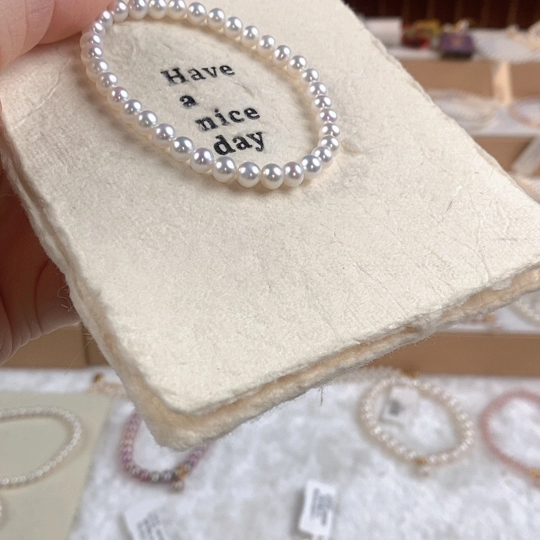 未镶嵌手绳淡水珍珠