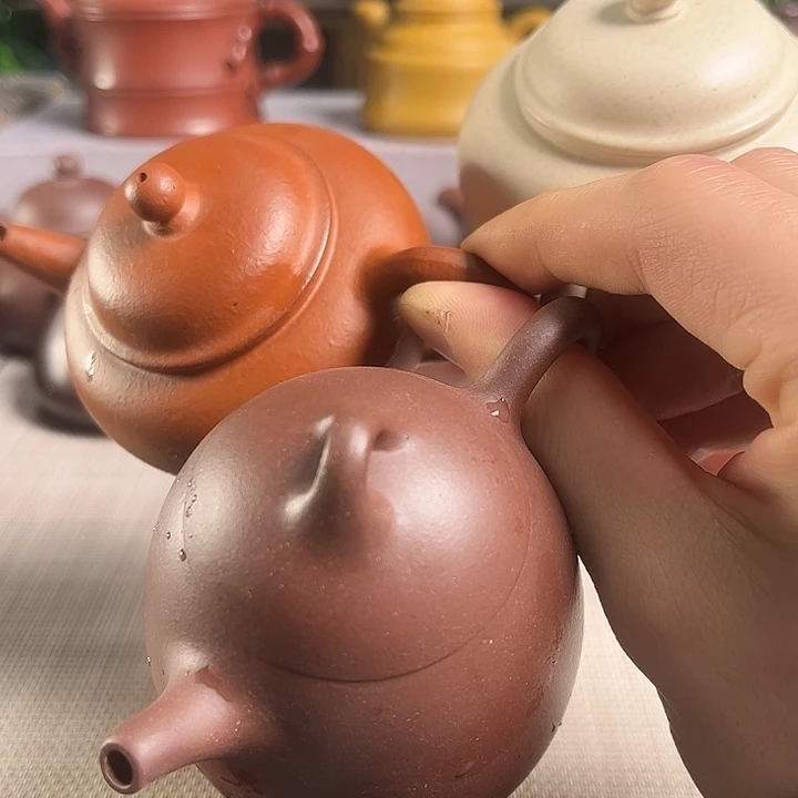 花***狸茶杯紫砂宜兴原矿手工紫砂壶