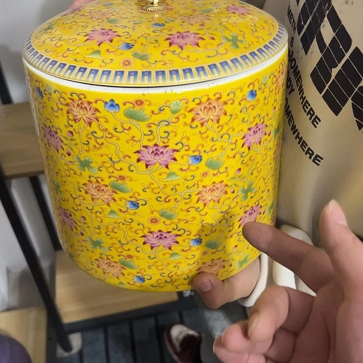 茶叶罐陶瓷家用储物罐瑕疵福利品介意勿拍