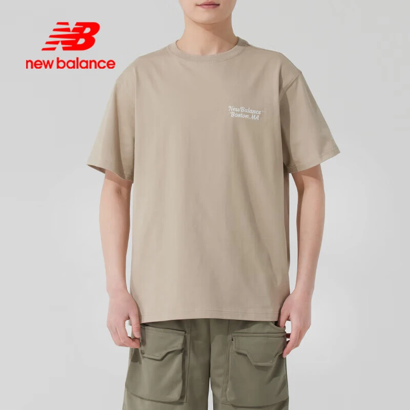 New Balance NB男装2025新款运动休闲透气圆领短袖T恤AMT51319SOT
