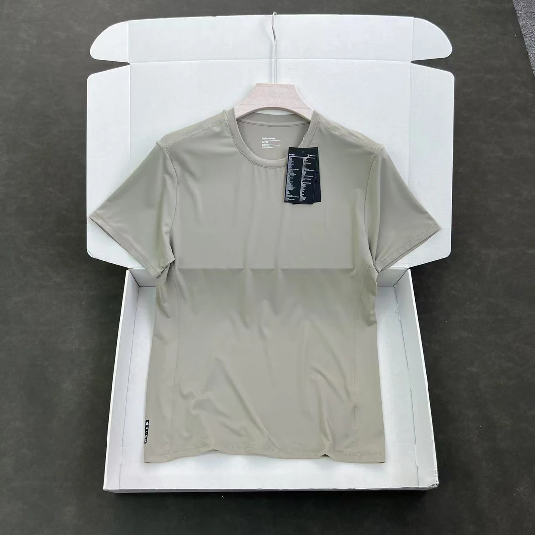 日家牛货 全部原装 男士高弹力运动速干短袖T恤