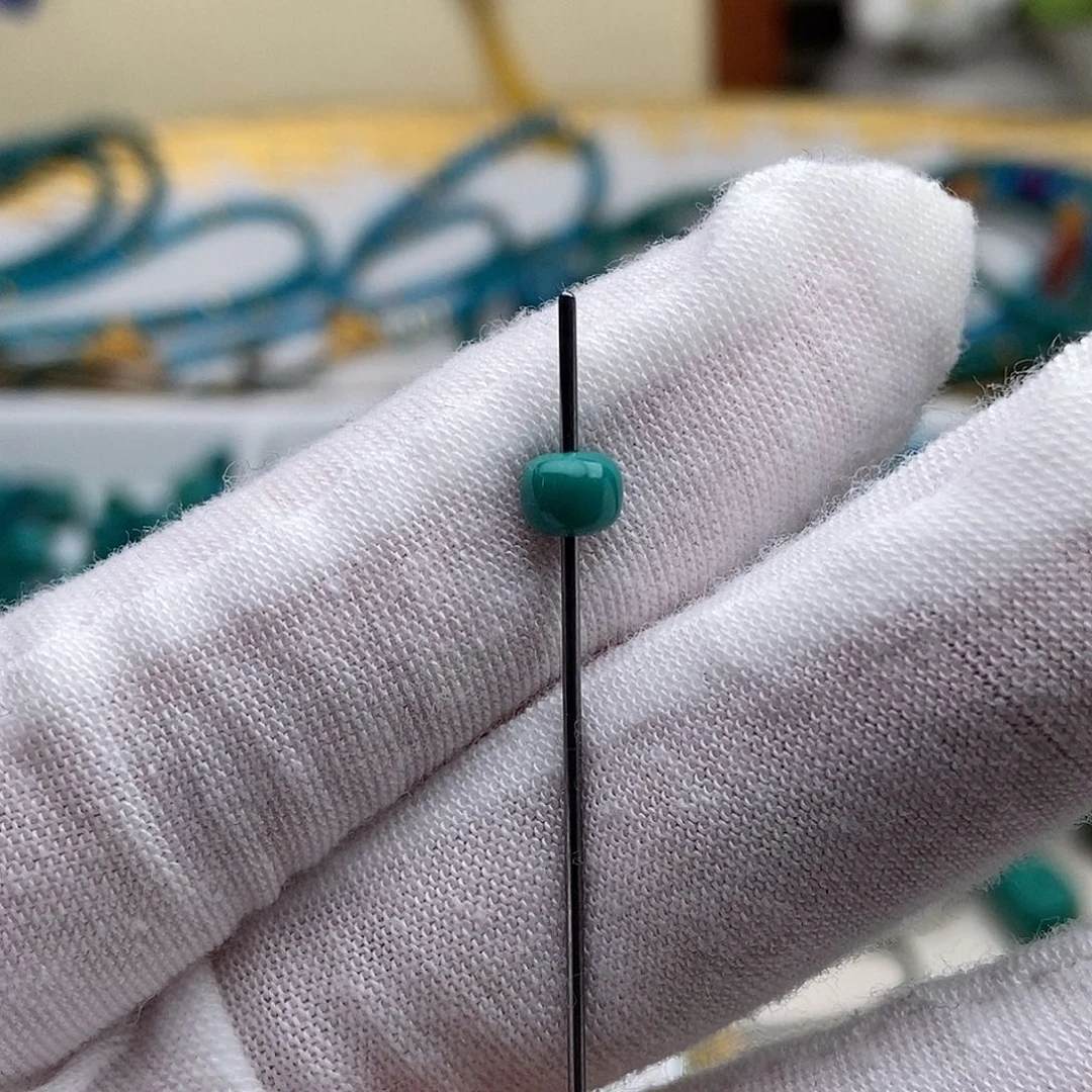 韩***风绿松石未镶嵌绿松石配饰h