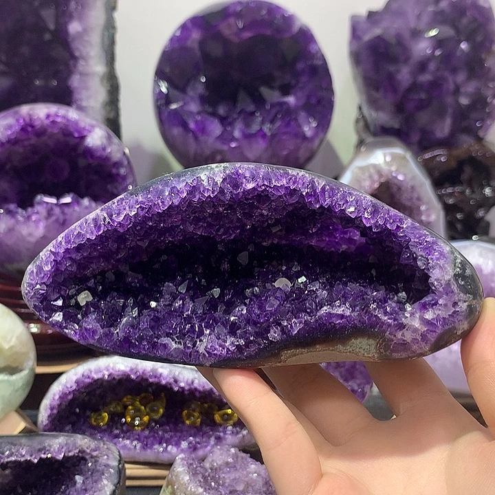 未镶嵌珠宝半成品紫晶
