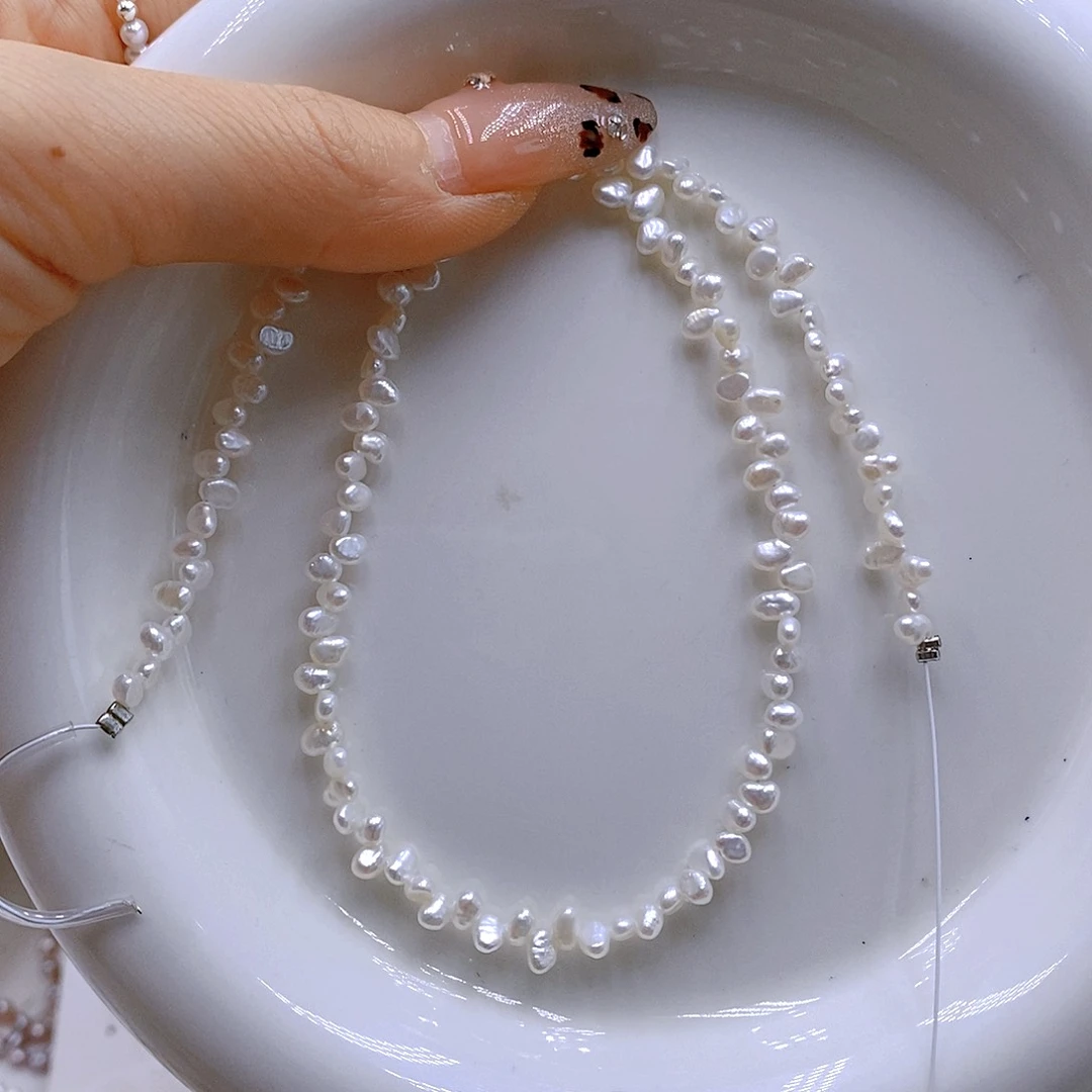 颈饰银S925镶嵌淡水珍珠