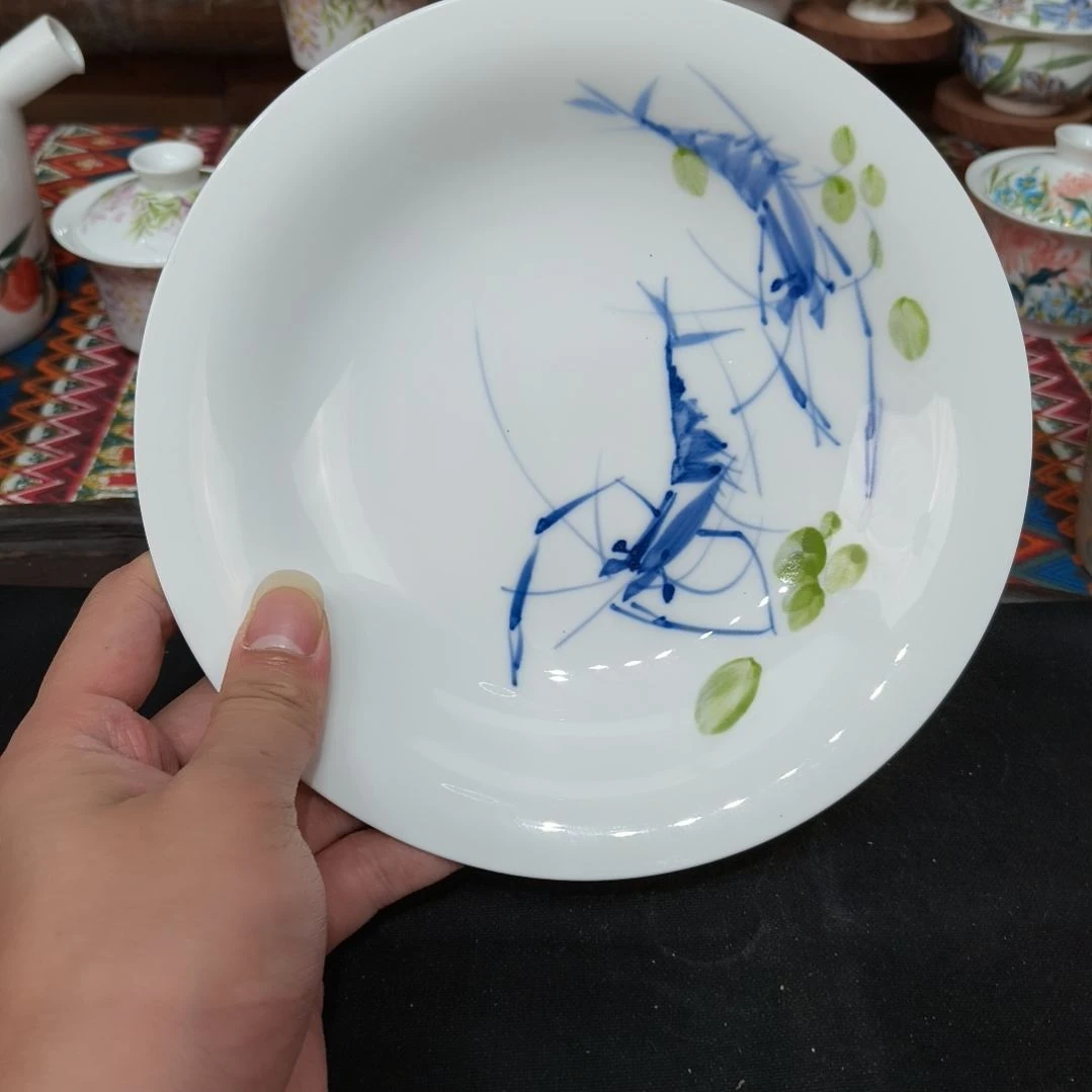 陶瓷摆件景德镇手工手绘高温瓷器