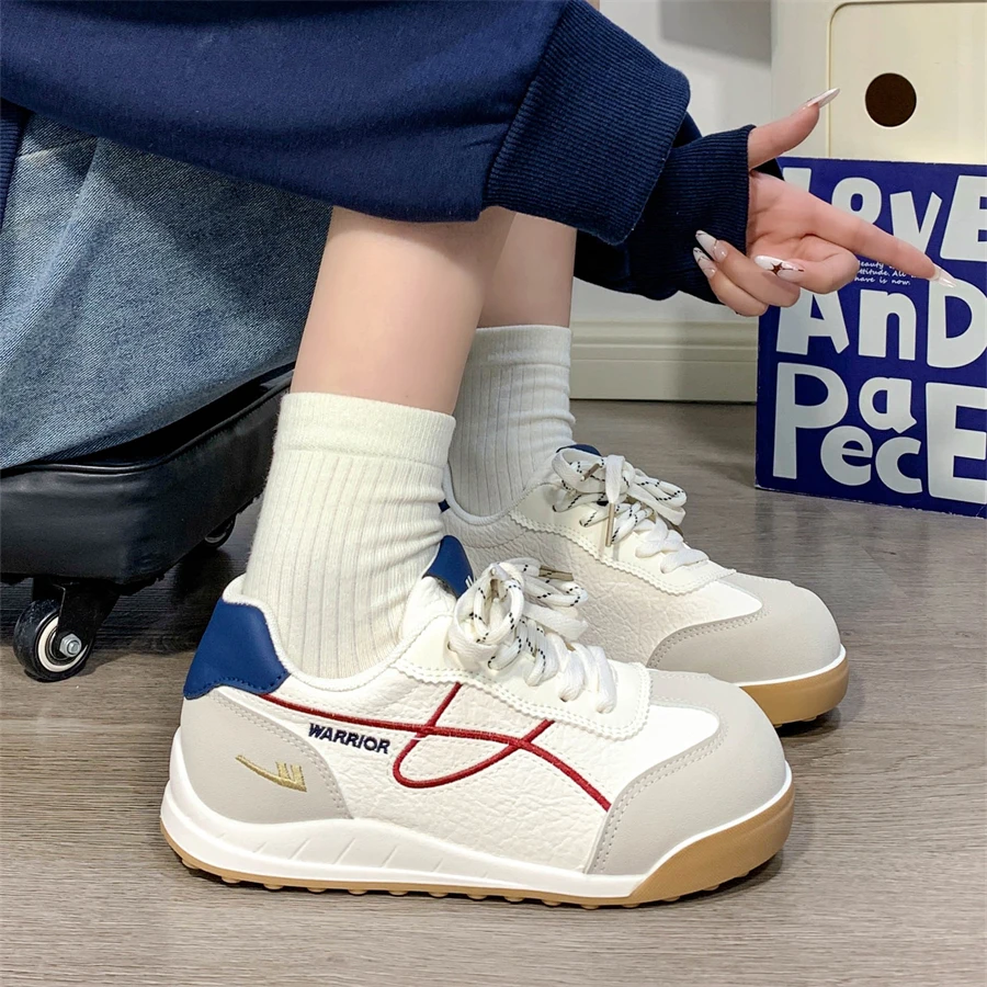 回力女款复古德训鞋时尚超火女鞋新款大头鞋软底小白鞋子百搭潮鞋