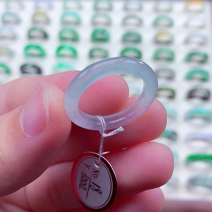 翡翠未镶嵌戒指18号