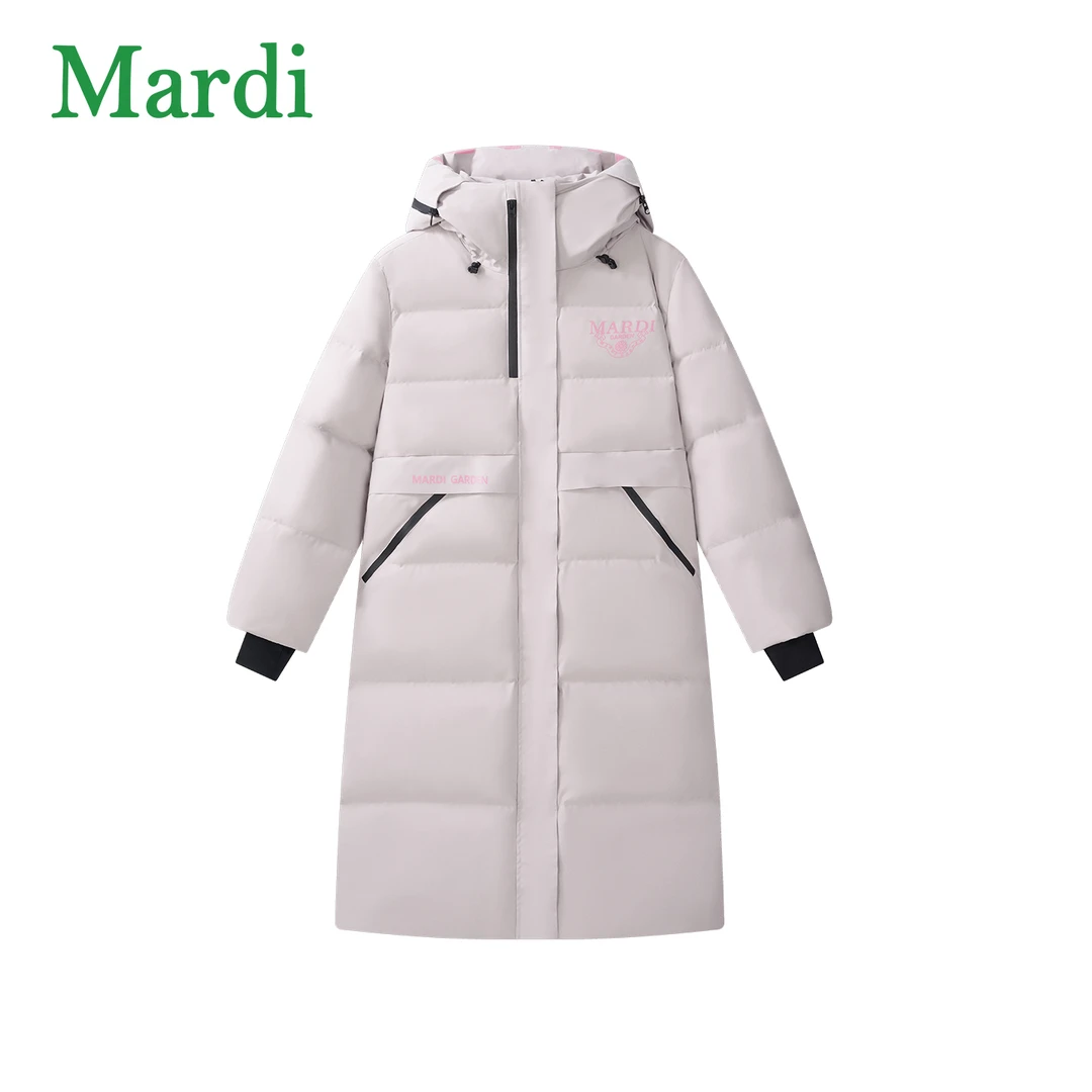 Mardi25年冬季新款时尚连帽休闲经典情侣中长款羽绒服MYR2542076