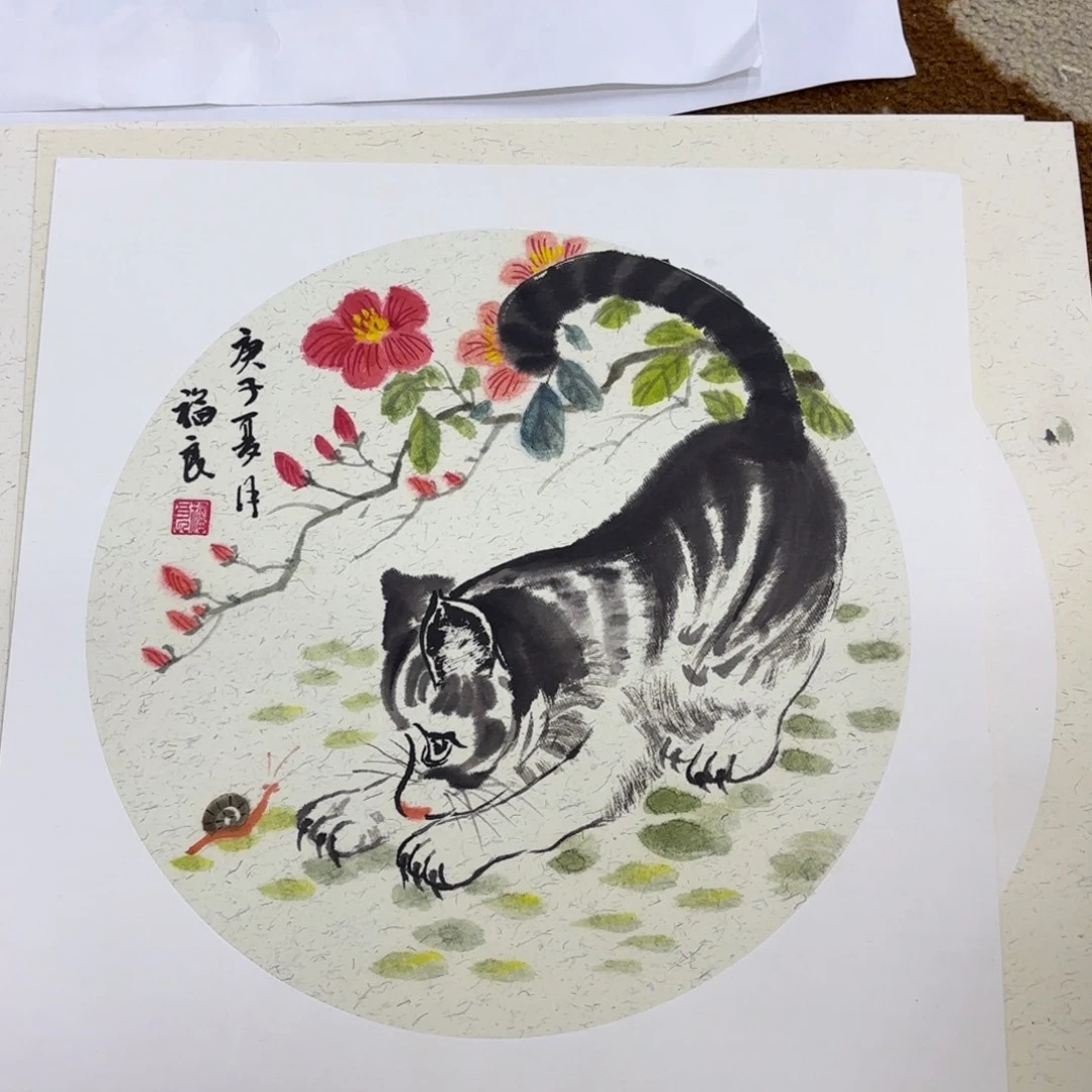 国画国画作品老师刘
