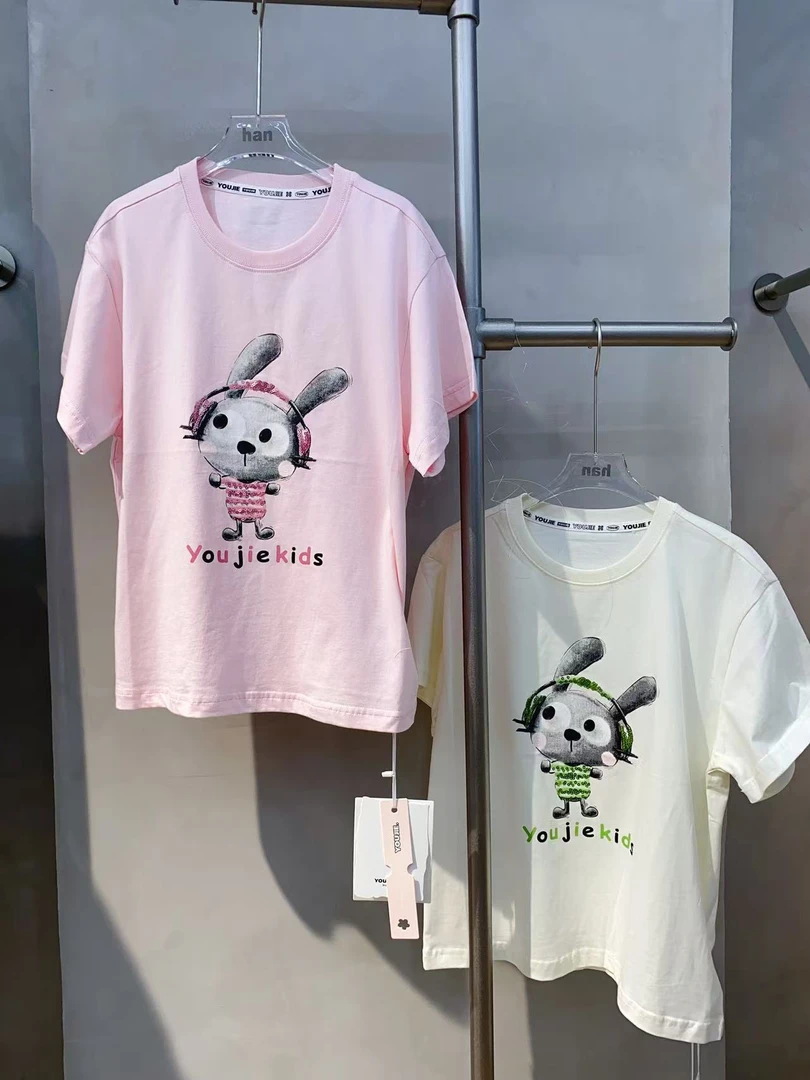 0269儿童耳机小兔T恤