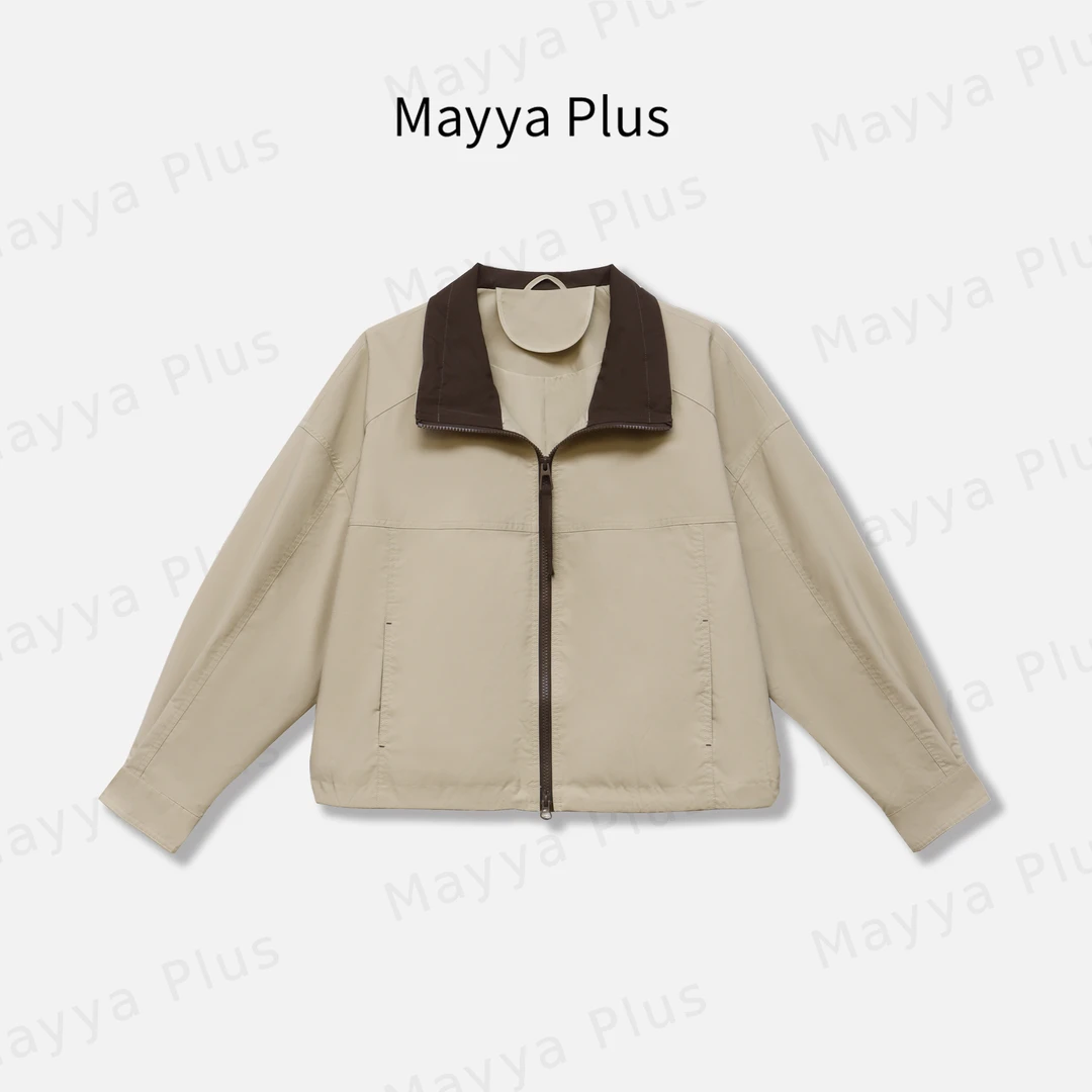 【守卫者】Mayya Plus麦芽定制秋季高级感百搭女短外套上衣32536322