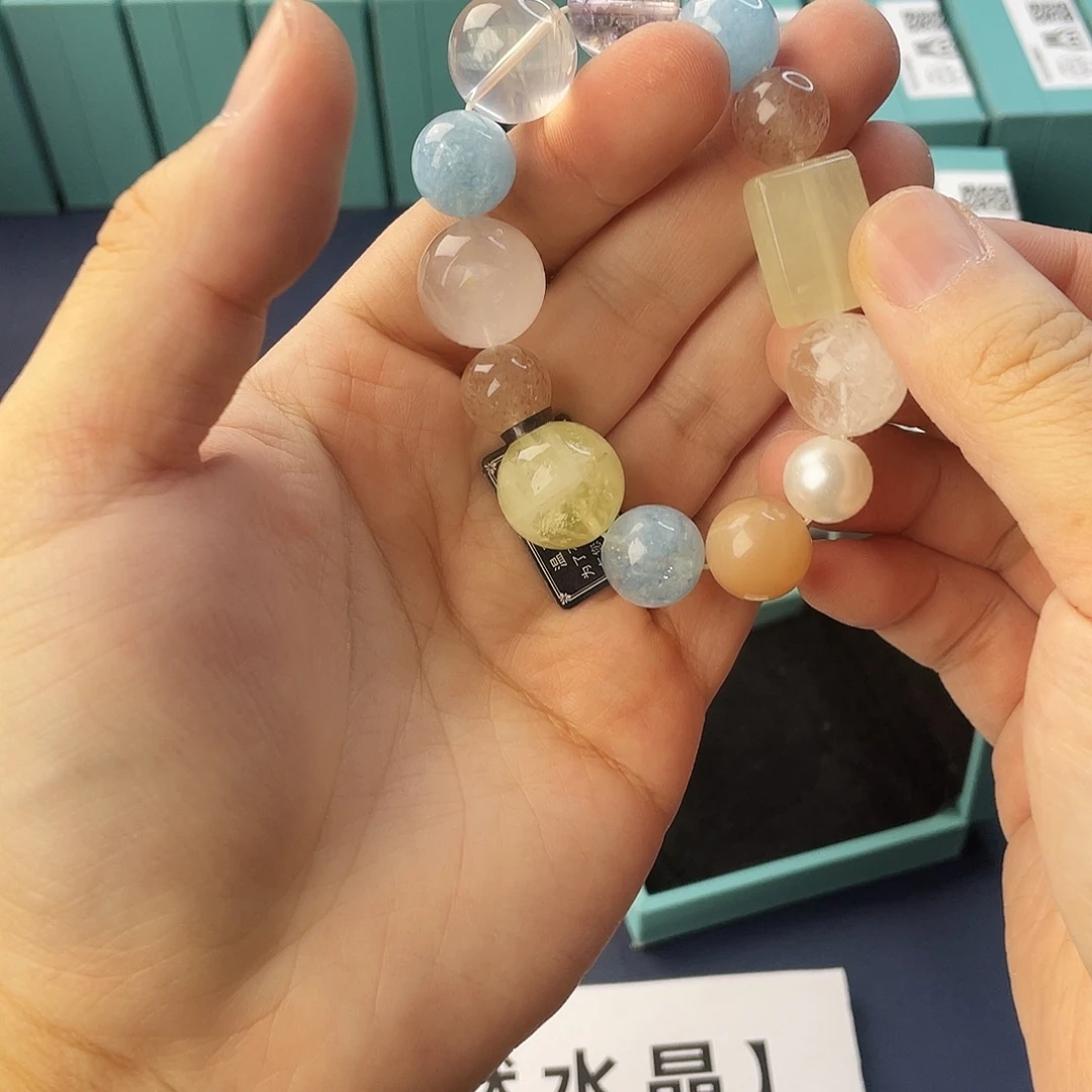 手链银S925镶嵌水晶