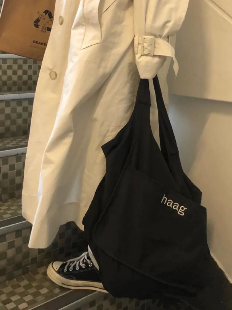 韩国Haag正反两穿风衣外套（这个是bag！bag）
