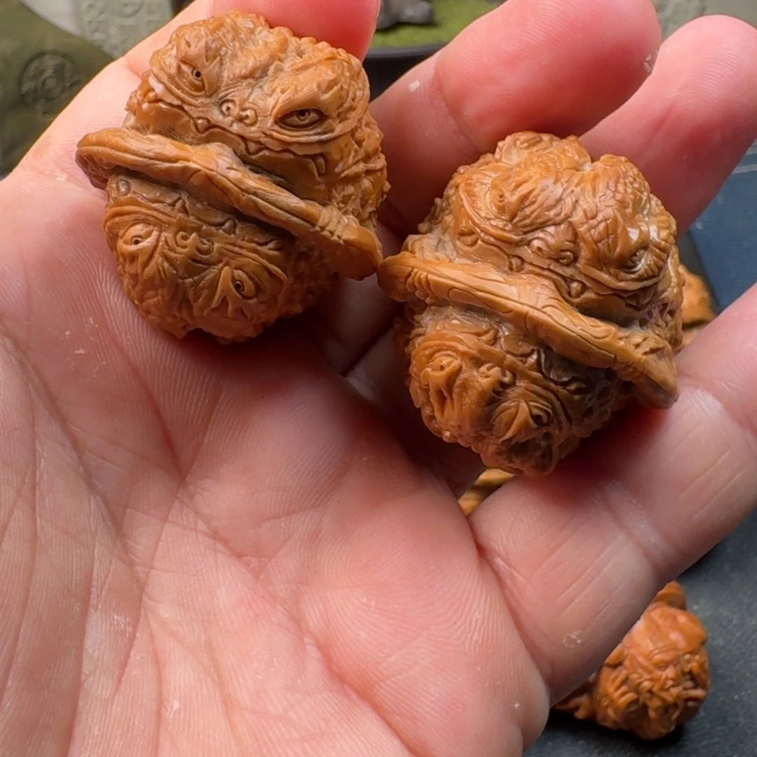手串/手链核桃蛤蟆头雕刻龙蟾不退不换