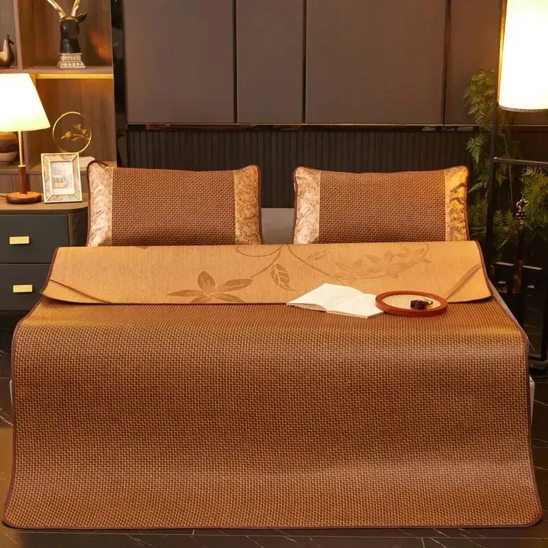 【凉而不冰下单送枕套】冰丝凉席夏天藤席天然藤席床垫夏季宿舍席子