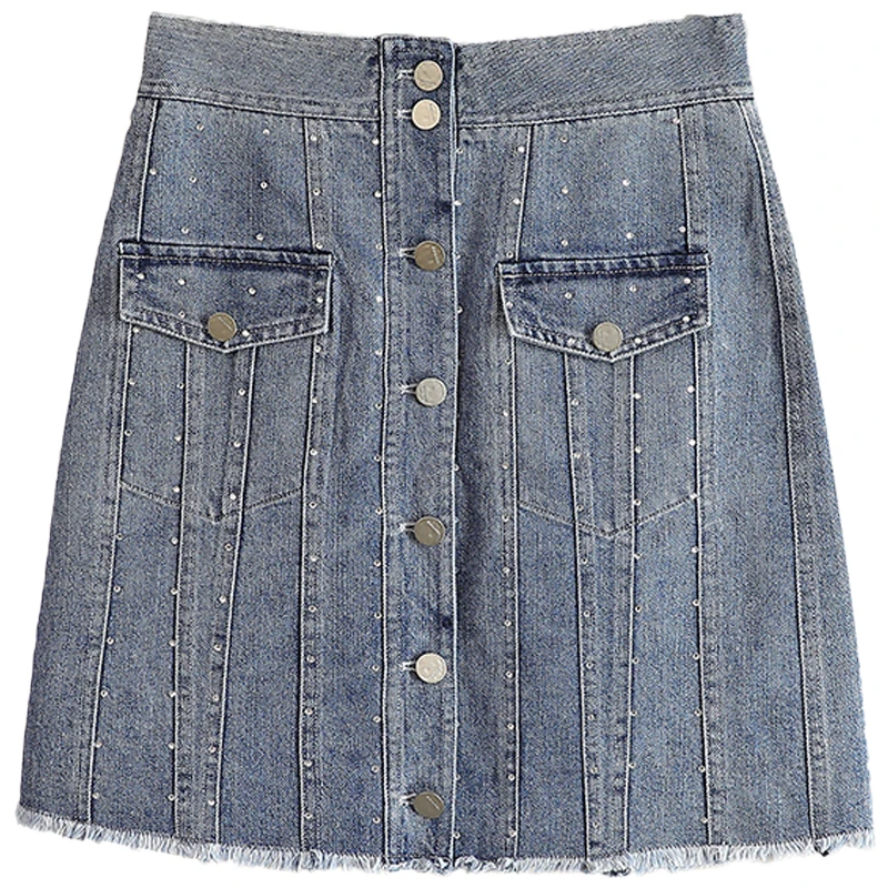 F384-伍莎服饰云仓百搭时尚新款夏季半裙#GAS46Q004