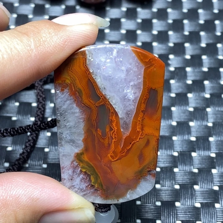 玛瑙/玉髓颈饰未镶嵌老**o