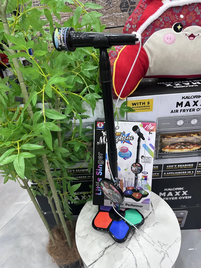 B1091带支架麦克风真站立式卡拉OK唱歌玩具B1091