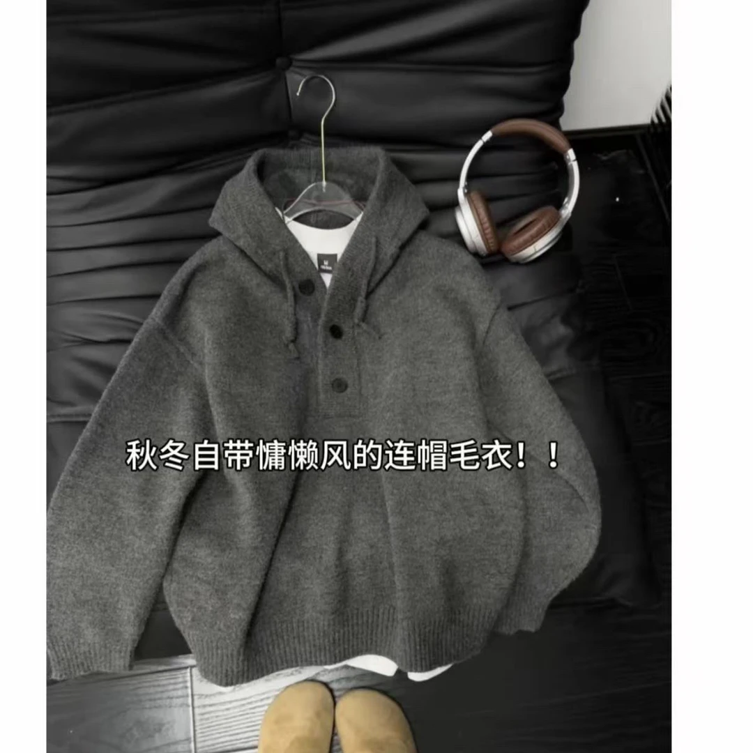WTt-2145深圳高定秋冬新款连帽毛衣