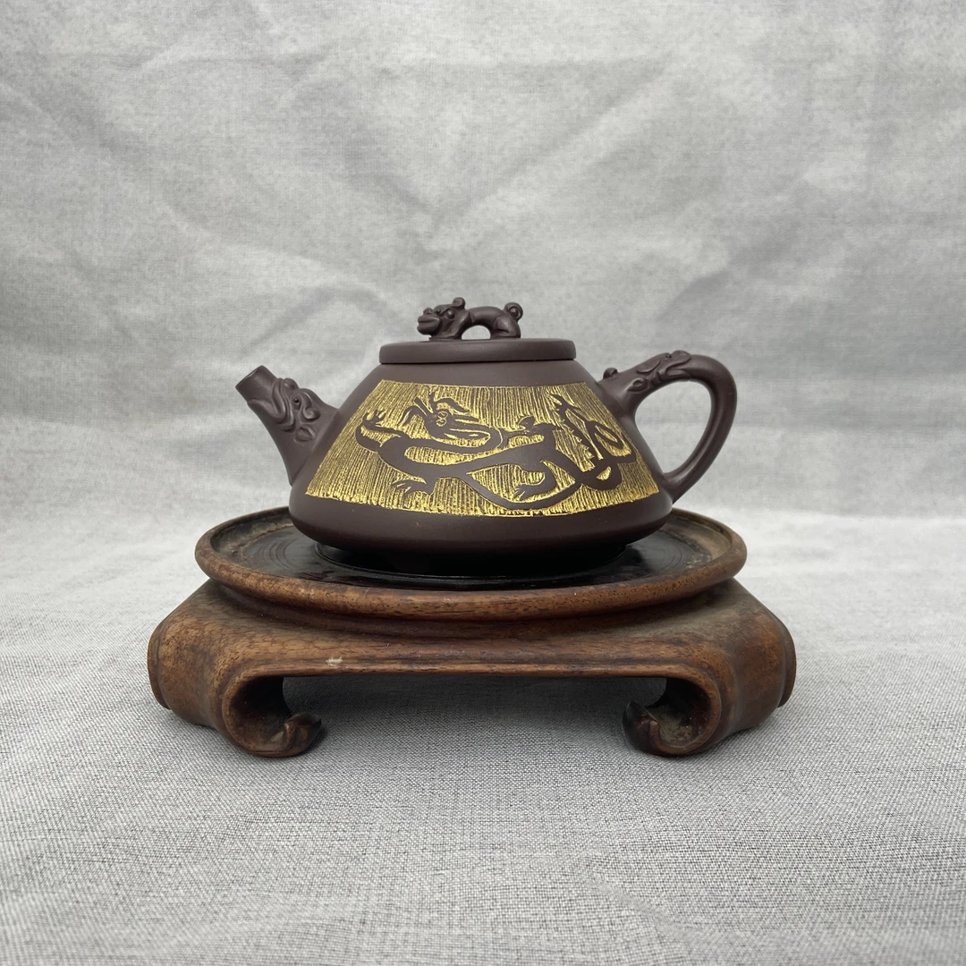 宜兴手工紫砂陶 茶壶GS3480-24