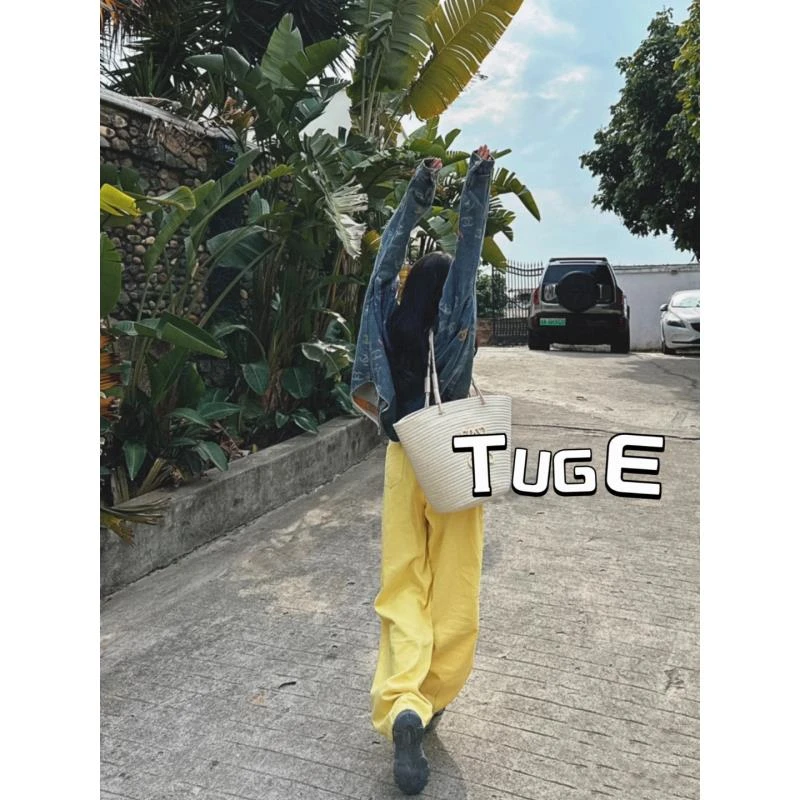 【TUGE】  美美  草编  包