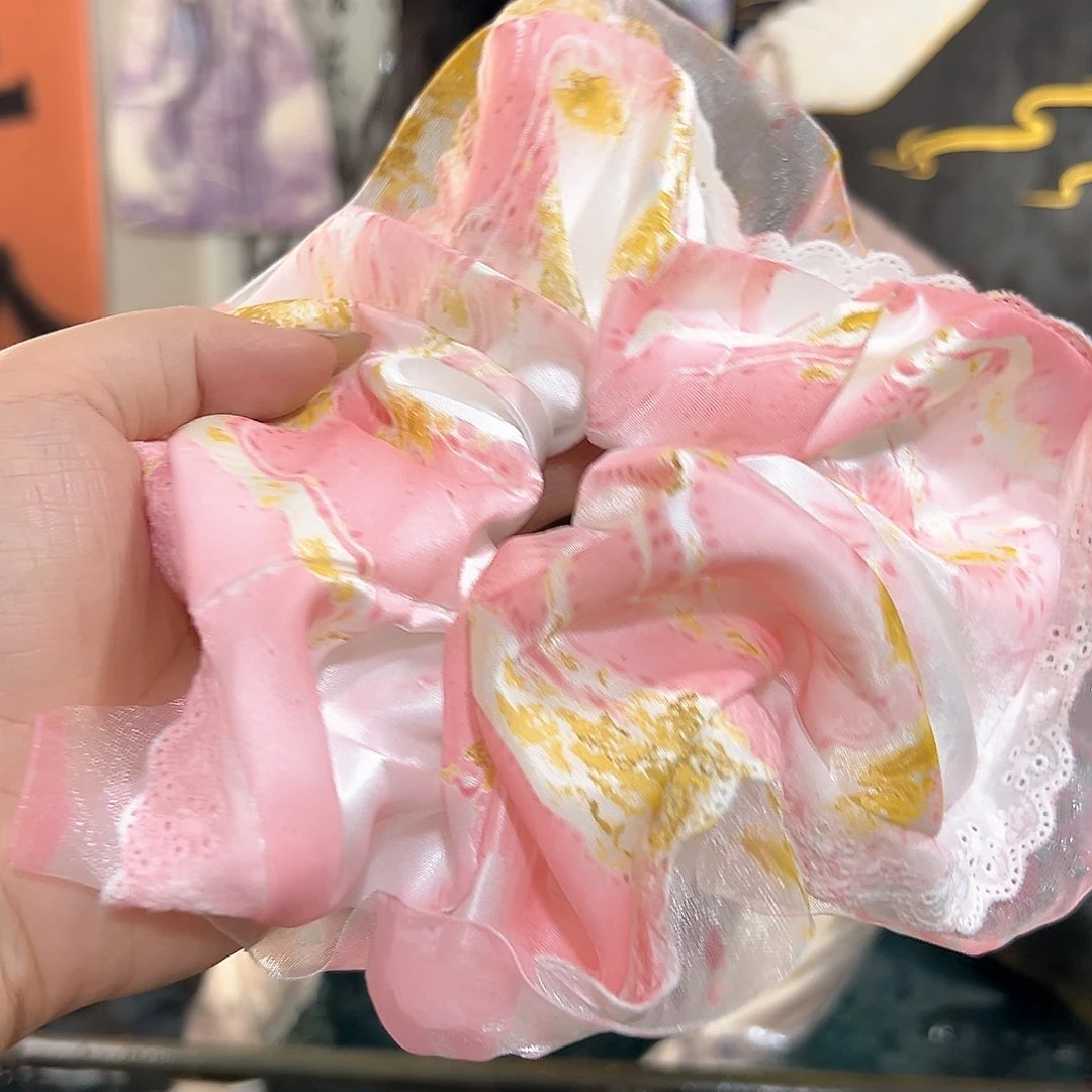 喜****?560大蕾丝发圈手作