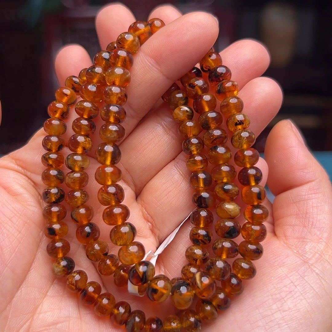 琥珀裸石未镶嵌抚顺琥珀20276。7m m