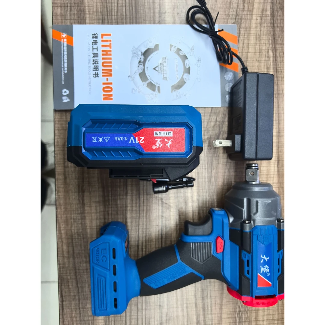 大堡750N.m工业级无刷电动扳手一电一充（送两个批头）