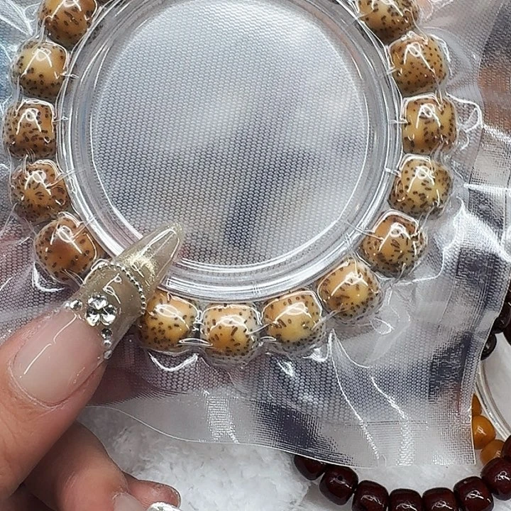 星月菩提手串530高端火烧云星月菩提12桶单圈