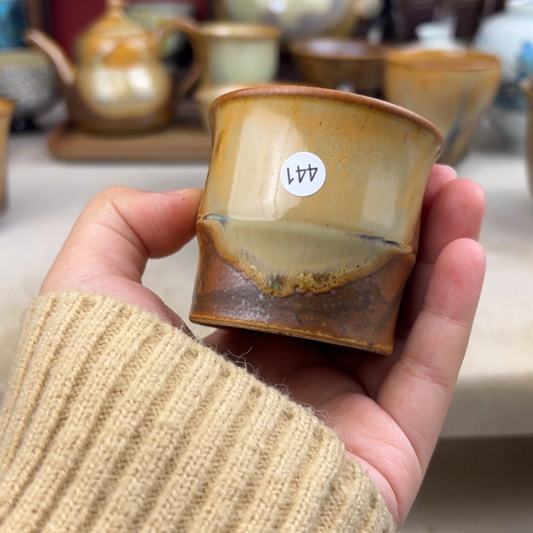 杯纯手工柴烧主人杯