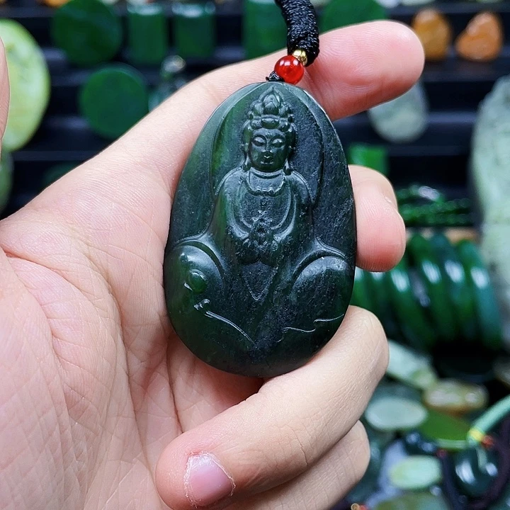 和田玉未镶嵌挂件