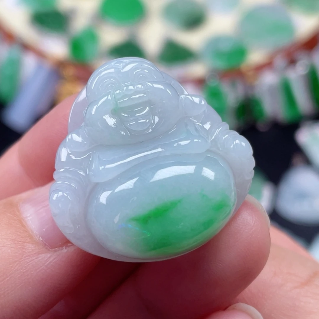 颈饰未镶嵌翡翠佛