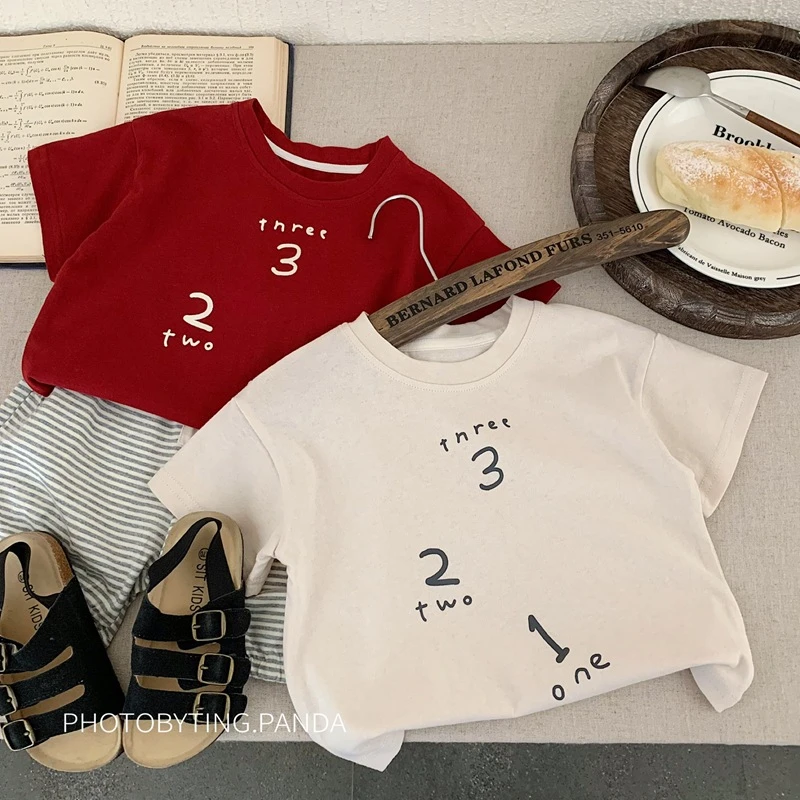 男童短袖t恤夏季新款童装纯棉中小童男孩痞帅炸街洋气儿童上衣潮