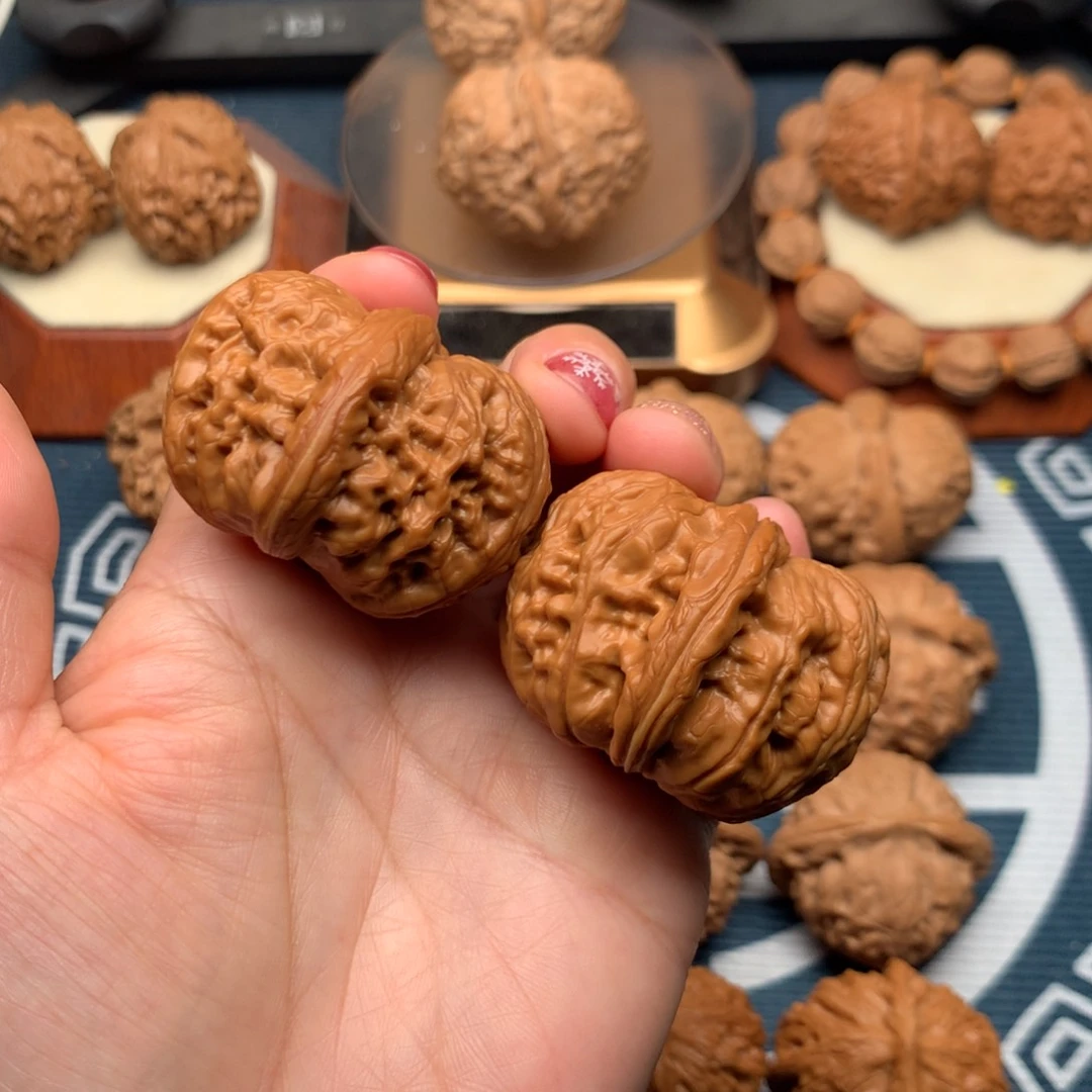 文玩核桃把件微修元宝42